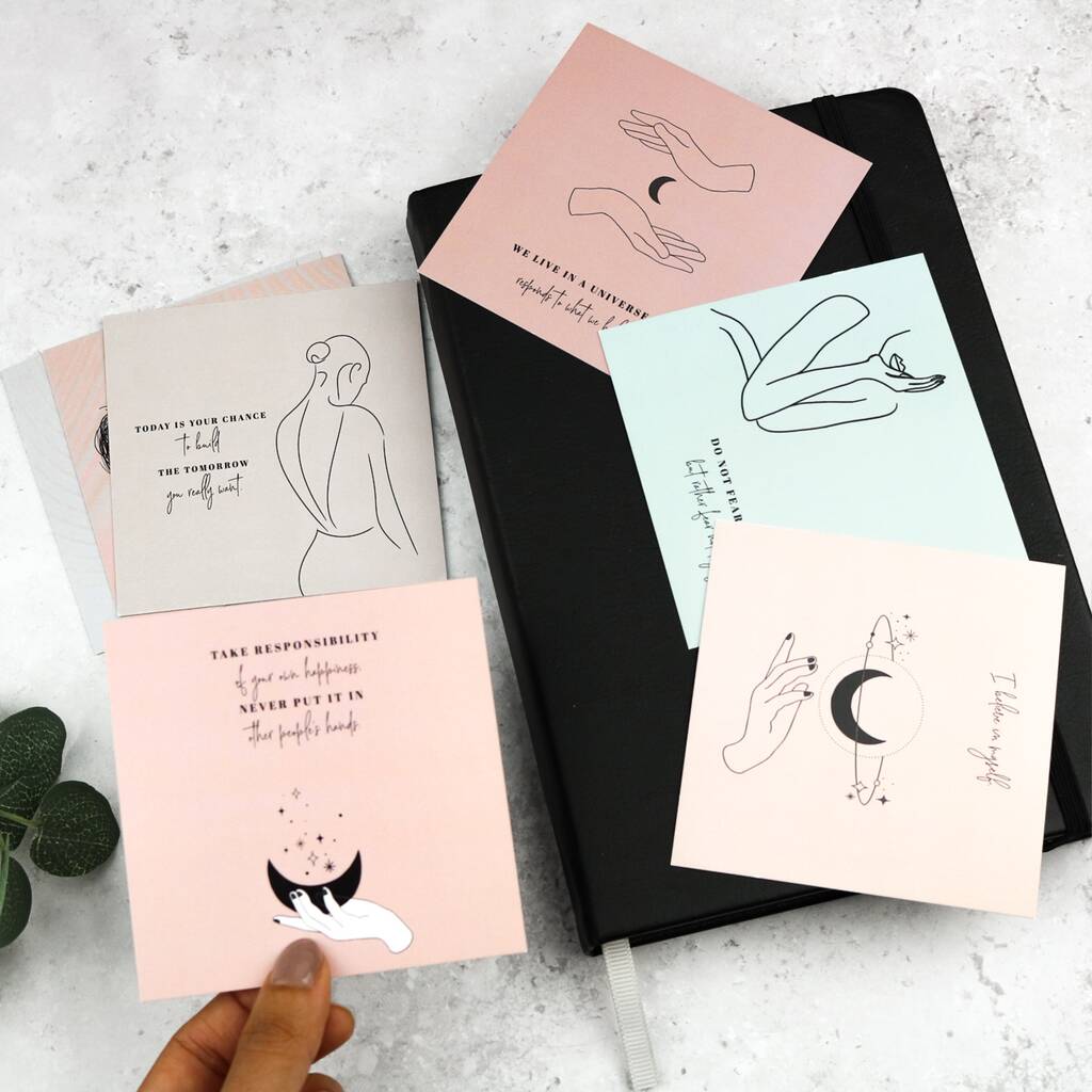 Women Positive Affirmation Cards By Faye Co Papier | notonthehighstreet.com