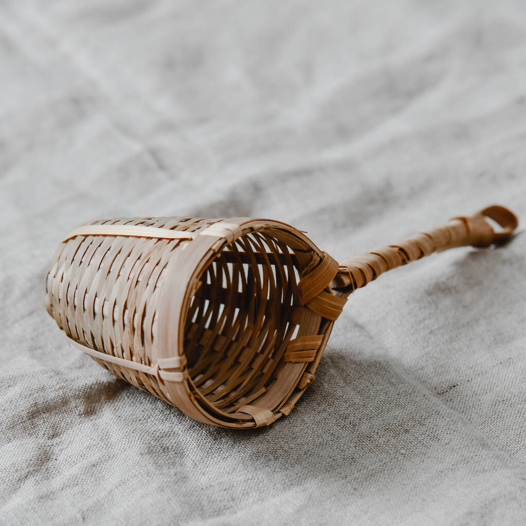 Handcrafted Bamboo Tea Strainer, 1 of 3