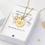 Personalised 'Adventure Awaits' World Map Necklace, thumbnail 1 of 11