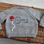 Hand Knitted First Birthday Jumper, thumbnail 2 of 8