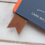 Personalised Classic Leather Bookmark, thumbnail 3 of 10