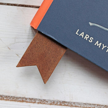 Personalised Classic Leather Bookmark, 3 of 10