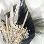 Shades Of Grey Bouquet Black, White Dried Arrangement, thumbnail 3 of 4