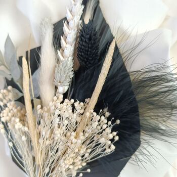 Shades Of Grey Bouquet Black, White Dried Arrangement, 3 of 4