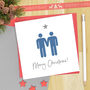 Same Sex Male Christmas Card, thumbnail 2 of 3