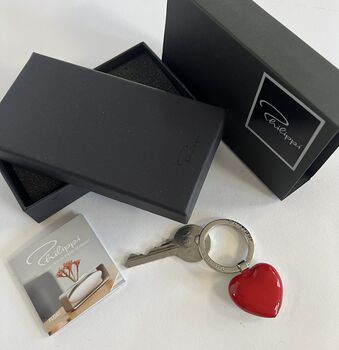 Posh Heart Valentines Love Keyring, 2 of 6