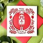 Nutcracker Personalised Christmas Card, thumbnail 2 of 6
