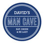 Personalised Man Cave Heritage Plaque Sign, thumbnail 4 of 5