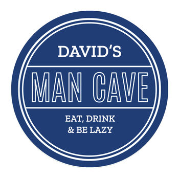 Personalised Man Cave Heritage Plaque Sign, 4 of 5