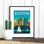 Boston Art Print, thumbnail 3 of 4