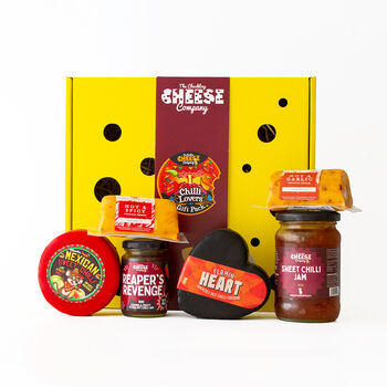 The Chilli Lovers Hot And Spicy Cheese Gift Box, 2 of 3