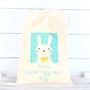 Personalised Bunny Rabbit Easter Cotton Bags, thumbnail 5 of 5