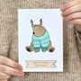Personalised First Christmas Bear Card, thumbnail 1 of 2