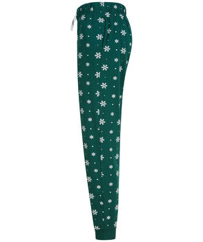 Family Christmas Pyjamas With Green Snowflakes, 7 of 12