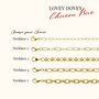 Build Your Own Personalised Five Gold Charm Necklace, thumbnail 2 of 7