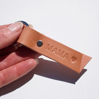 Hand Crafted Personalised Leather Flag Keyring, 5 of 9