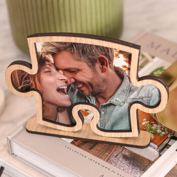 Personalised Jigsaw Picture Frame Wedding Gift, 5 of 8