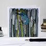 'Kingfisher Blue' Greeting Card, thumbnail 1 of 2