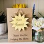 Personalised Teacher Thank You Wooden Sunshine Card, thumbnail 5 of 8