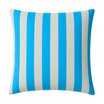 Hand Painted Sustainable Linen Cushion In Stripe Print, 7 of 12