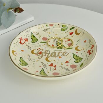 Personalised Fairy Garden Jewellery Dish, 6 of 6
