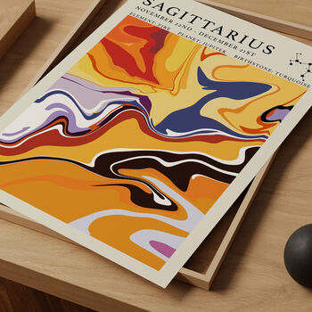 Sagittarius Astrology Print, 2 of 4