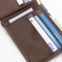 Personalised Brown Leather Wallet, thumbnail 4 of 12