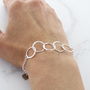 50th Birthday Personalised Infinity Link Bracelet, thumbnail 2 of 4