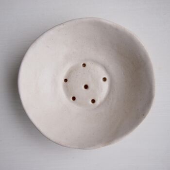 Handmade Mini White Ceramic Soap Dish, 6 of 10