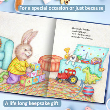 Personalised Goodnight Sweet Dreams Bedtime Story Book, 7 of 12