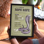 Funny Snake Art Print Snake Fact File, thumbnail 2 of 5