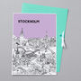 Personalised Stockholm Print, thumbnail 10 of 10
