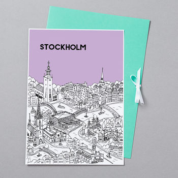 Personalised Stockholm Print, 10 of 10