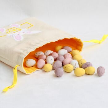 Handmade Easter Gift Bag, Personalised With Embroidery, 2 of 3