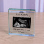 Personalised Baby Scan Glass Token, thumbnail 1 of 3