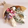 Colourful Vintage Style Dried Flower Bouquet, thumbnail 1 of 5