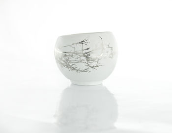 Porcelain Teacup With Delicate Winter Twig, 5 of 8