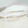 Sterling Silver And Gold Bangle, thumbnail 2 of 7