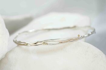 Sterling Silver And Gold Bangle, 2 of 7