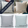 Personalised Ruby Anniversary Embroidered Cushion, thumbnail 8 of 8