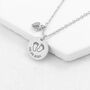 Personalised Baby Feet Necklace Gift, thumbnail 3 of 3