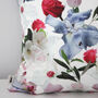Crabapple And Iris Garden Cushion Cover Pink, thumbnail 5 of 7