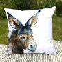 Inky Donkey Outdoor Cushion For Garden Furniture, thumbnail 6 of 8