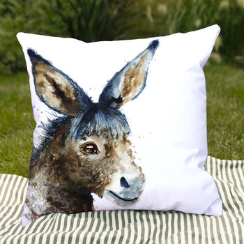 Inky Donkey Outdoor Cushion For Garden Furniture, 6 of 8