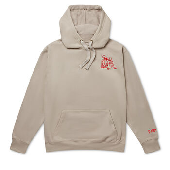 Embroidered Outline From Photo Unisex Hoodie, 6 of 12