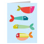 Mini Fish Greetings Card, thumbnail 2 of 5