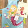 Personalised Kids Mermaid Baking Kit With Apron, thumbnail 2 of 9