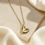 Personalised Chunky Heart Pendant Necklace, thumbnail 3 of 8