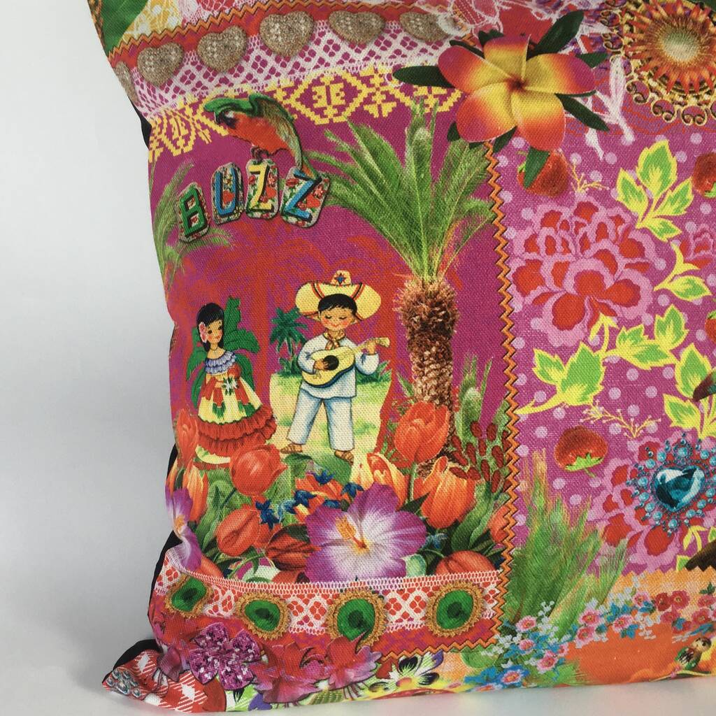 Mexican Summer Cushion Cover By Twentysevenpalms