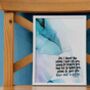 For I Know The Plans Watercolour Print Jeremiah 29:11, thumbnail 5 of 6